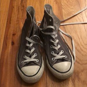 Grey Women’s High Top Converse